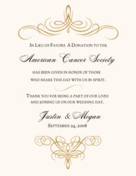 Flourish Monogram 02  Donation Cards