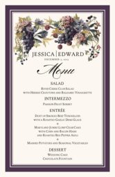 Blue Grapes Cascade Wedding Menus