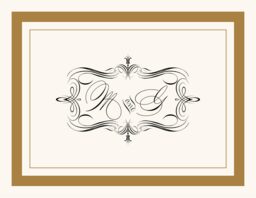 Compendium Monogram  Thank You Notes