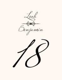 Miss LeGatees Correspondence Table Numbers