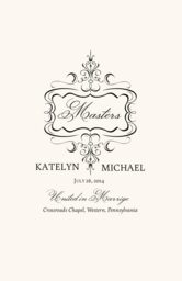 Monsieur Victorian Frame Wedding Programs