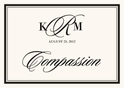 Sloop Monogram Table Names