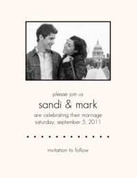 Understated  Save the Dates