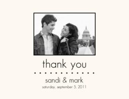 Understated Thank You Notes