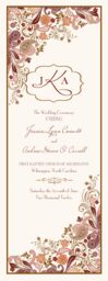 Paisley Garden  Wedding Programs
