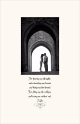 White Rose Cascade Wedding Programs