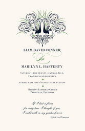 Passionate Peacock  Wedding Programs