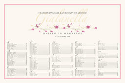 Wispy Rose Bud Seating Charts