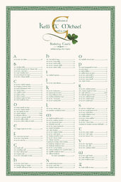 Wispy Shamrock Seating Charts