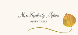 Aspen Wispy Leaf Place Cards