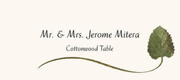 Cottonwood Wispy Leaf  Place Cards