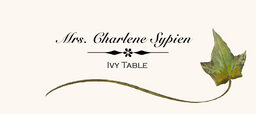 Ivy Wispy Leaf  Place Cards