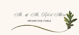 Swamp Oak Wispy Leaf Place Cards
