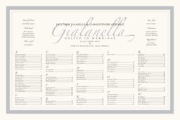 Zapfino and Imperial  Seating Charts