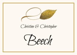 Twisty Leaves  Table Names