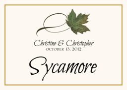 Twisty Leaves Table Names