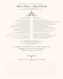Traditional Wedding Vows And Love Poetry Documents And Designs