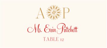 Paisley Indian Wedding Place Cards Add Wedding Guest List Names