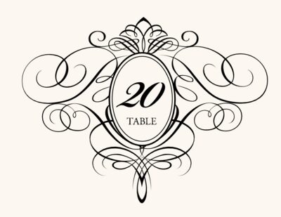 Flourish Monogram 15