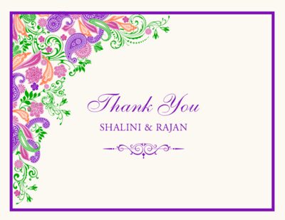 Paisley Garden - Pink & Purple