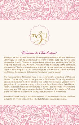 Paisley Pillow Wedding Programs