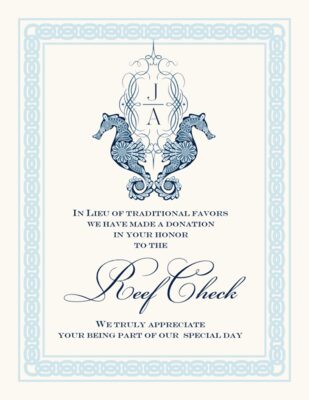 Seahorse Flourish Frame