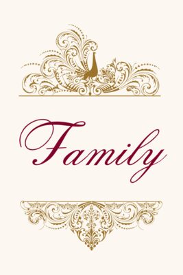 Pompous Peacock Monogram