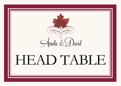 Red Maple Leaf Heart