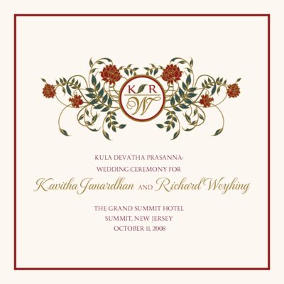 Shadi (Square) Wedding Programs