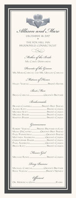 Silver Claddagh Border