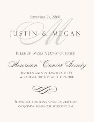 Classic 4 Donation Cards