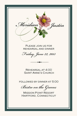 Wild Pink Rose Swirl