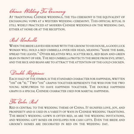 Red Chinese Double Happiness And Phoenix Wedding And Ceremony