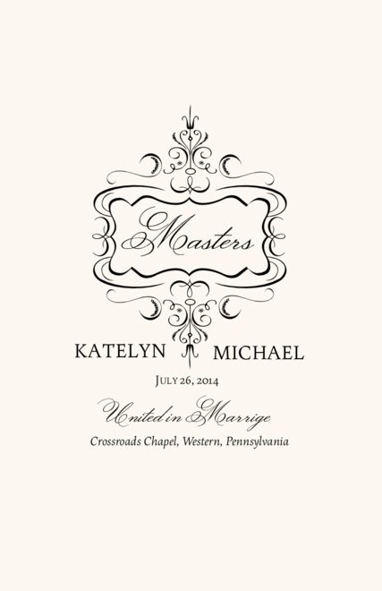 Victorian Wedding Programs Wedding Ceremony Programs Wedding