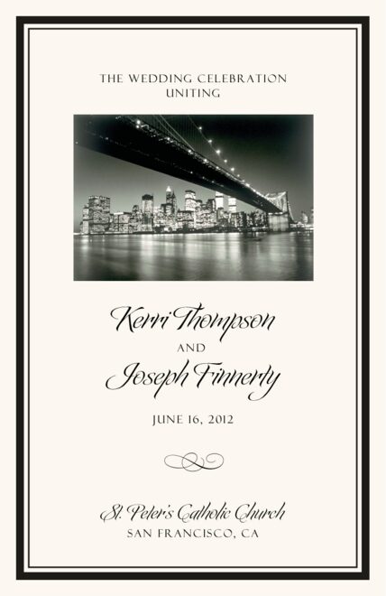 Photo Wedding Programs Wedding Ceremony Programs Wedding