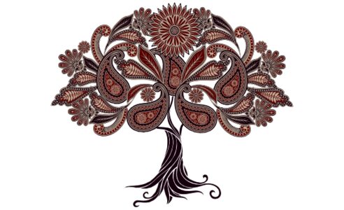 Monogram: Ananda Tree Indian Monogram