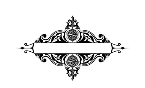 modern vintage monograms documents and designs