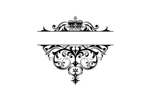 modern vintage monograms documents and designs
