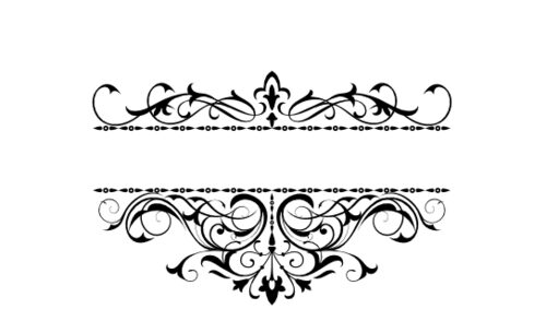 modern vintage monograms documents and designs