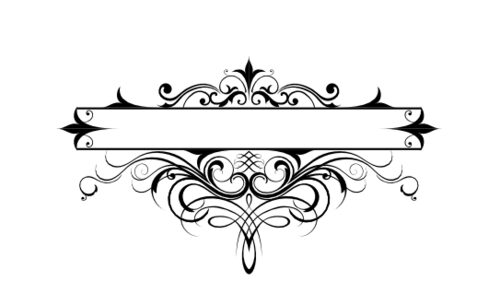 modern vintage monograms documents and designs