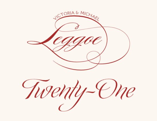 Flourish Monogram Anniversary Table Numbers