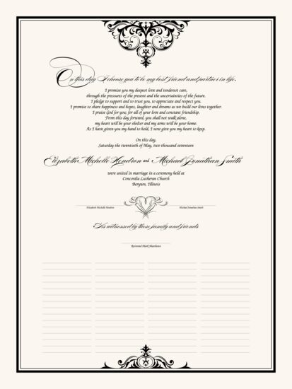 Abbey Cocktail 03 Contemporary and Classic Wedding Certificates