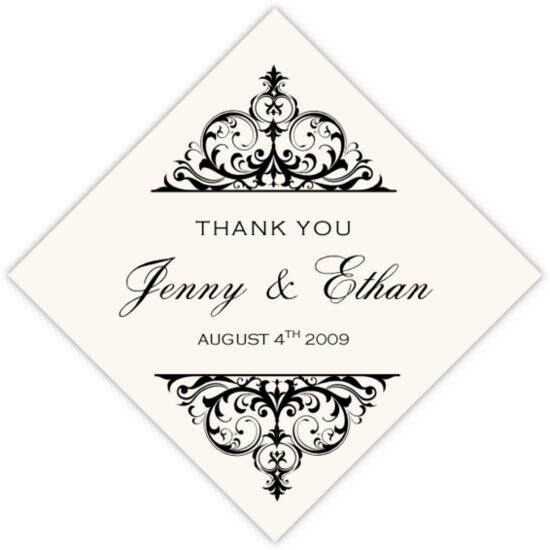 Abbey Cocktail Contemporary and Classic Favor Tags