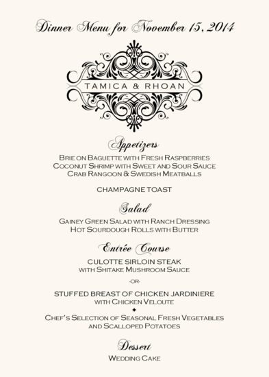 Accordion Contemporary and Classic Menus