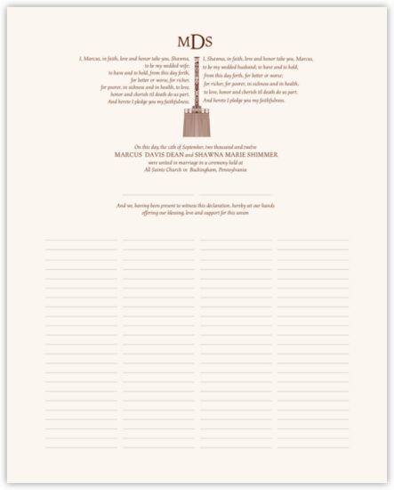 Jumping The Broom Africa-Inspired Wedding Certificates