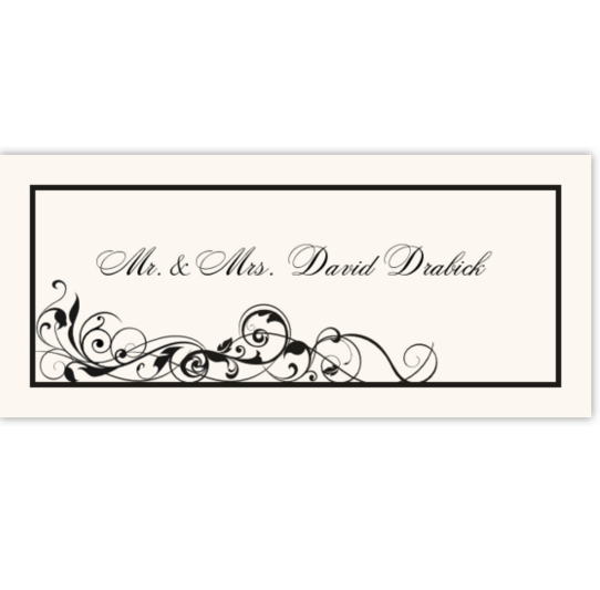 Atlantic Scribble Contemporary and Classic Place Cards