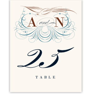 Bodini Birds Birds and Butterflies Table Numbers