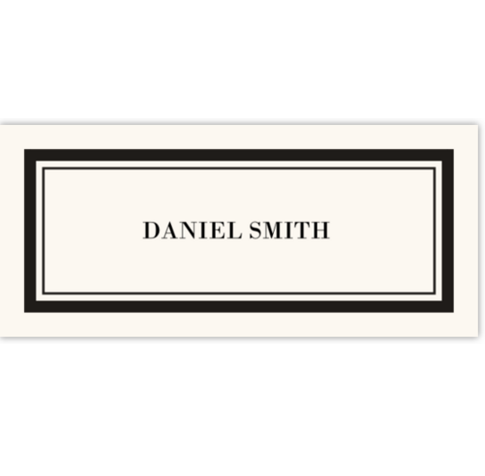 Bodoni Contemporary and Classic Place Cards