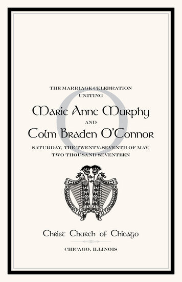Harp and Thistle Celtic Wedding Programs