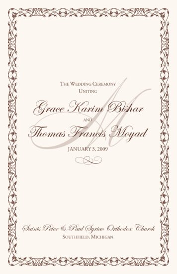 Celtic Leaf and Watermark Greek/Russian Orthodox Wedding Programs